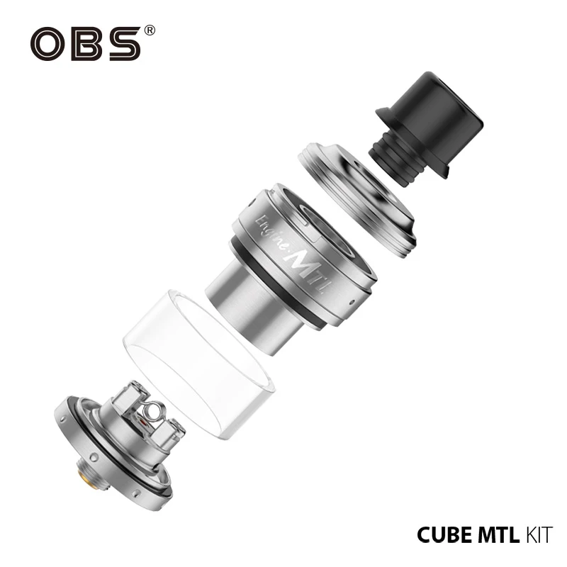 Электронные сигареты OBSCube с двигателем MTL RTA комплект встроенный аккумулятор 3000