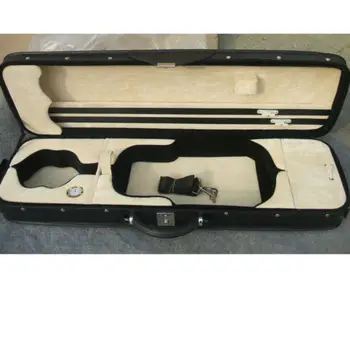 

16.5"Deluxe Oblong wooden violia case Rexine Material
