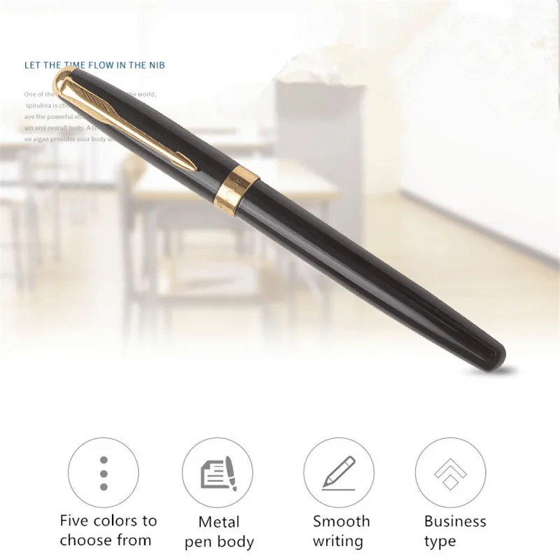 Fountain pen- Classic Design Business ink pen,Medium 0.5mm Nib, Smooth Elegant Writing- Calligraphy- LF01-1114 ITSYH