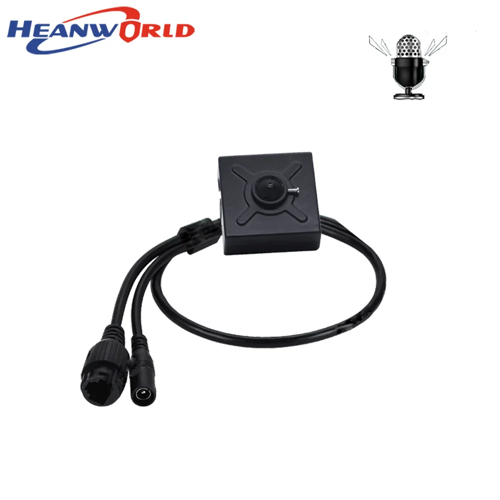Heanworld IP камера PoE 1080P мини камера для помещений с микрофоном аудио HD камера безопасности 3,7 мм объектив P2P поддержка IE Browser
