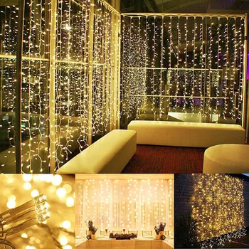 

200LEDs String Light 6w 25 meters/82 ft IP44 Lighting Effects for Party Living Room Bedroom Garden Decoration String Light