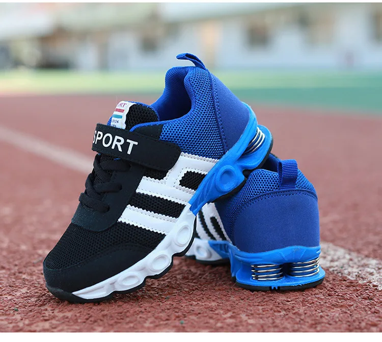Casuais para Crianças Design de Amortecimento Tênis de Corrida para Meninas Tamanho Crianças Sapatos Meninos Esporte Respirável Malha Formadores 26-39 23 High Quality Mamãe e Bebê