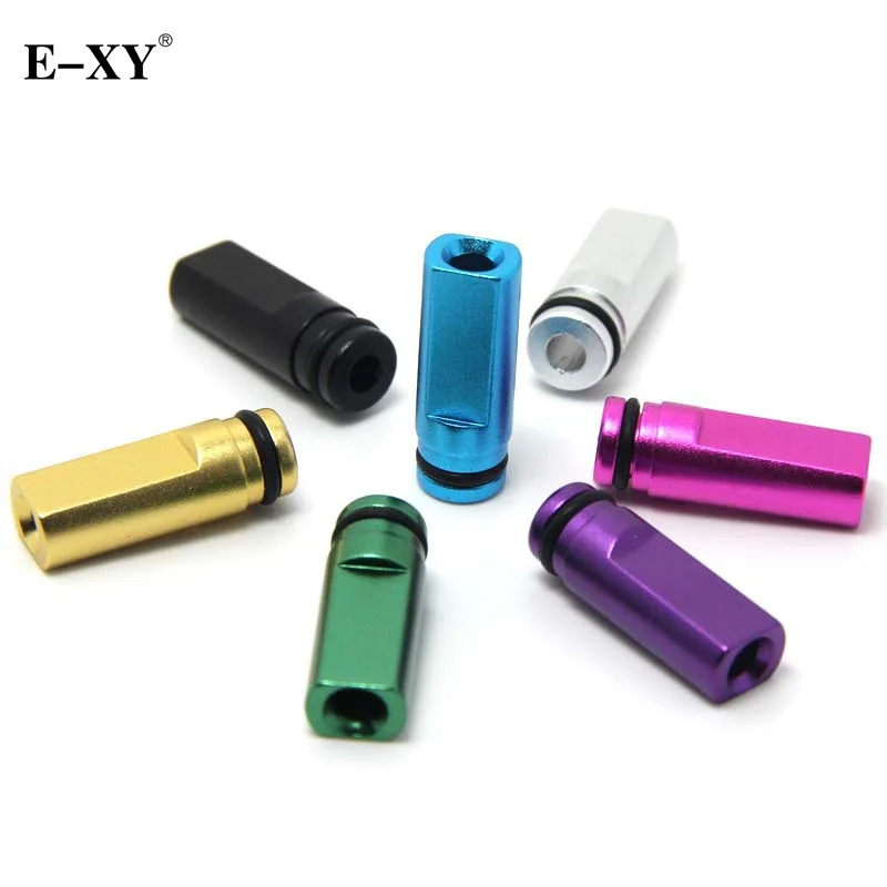 E XY Flat Metal Drip Tip 510 Mouthpiece For Electronic Cigarette 510 interface Atomizer font b