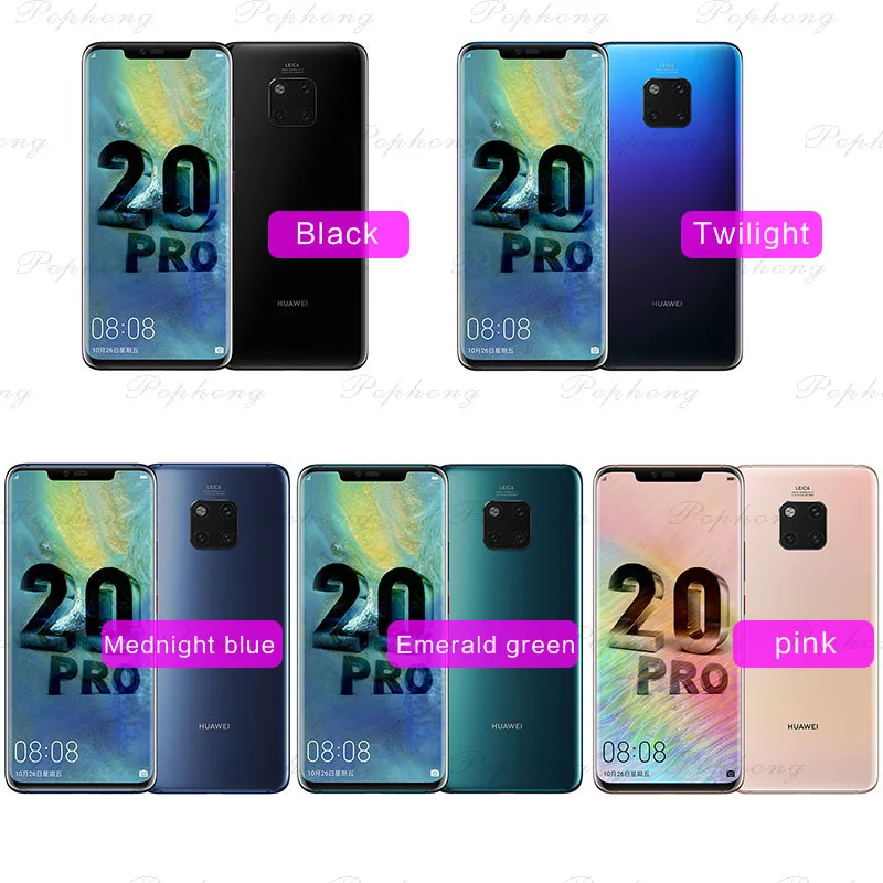 Оригинальный смартфон huawei mate 20 Pro 6 39 дюймов Kirin 980 Восьмиядерный Android 9 0