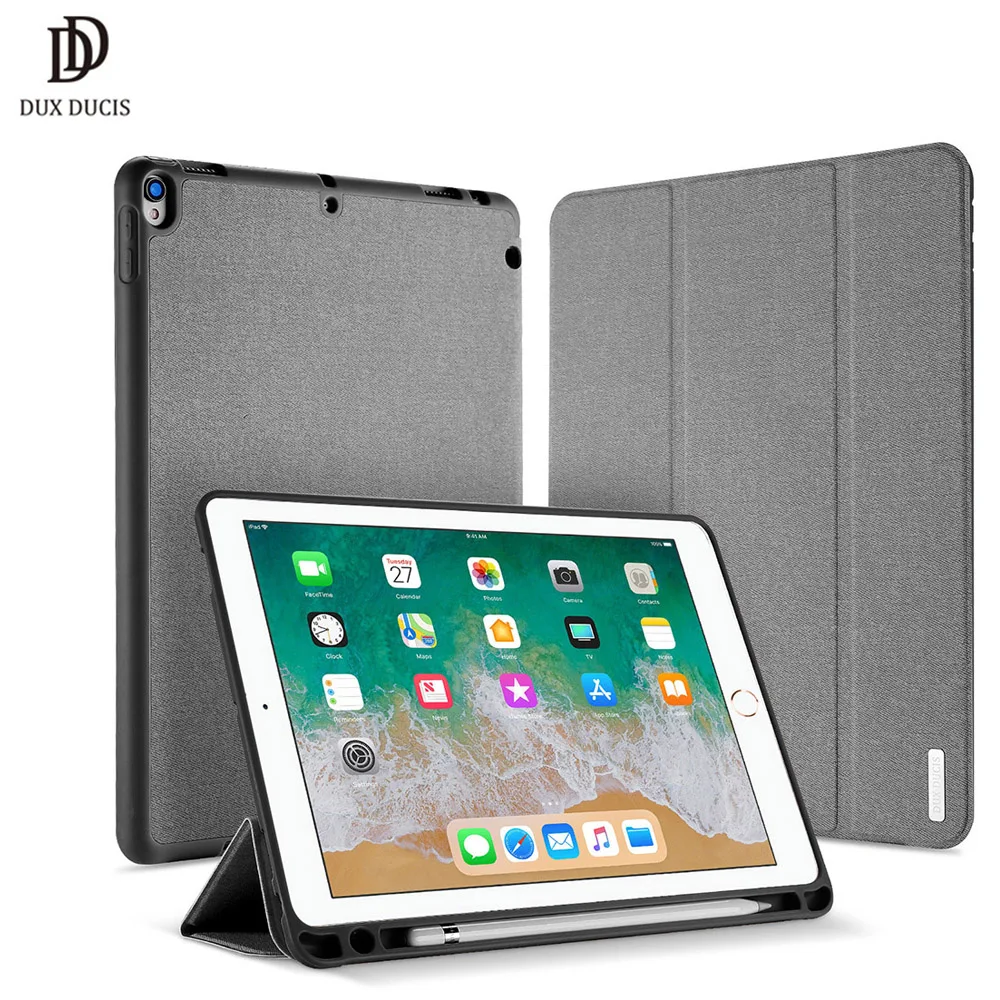 Дешево DUX DUCIS умный чехол из искусственной кожи для iPad air 3 2019 защитный чехол подставка для iPad air 3 2019 10,5 планшет с карандашом
