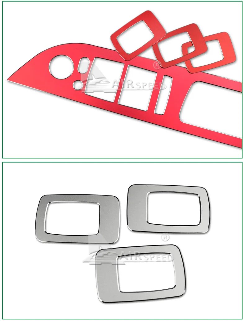 Airspeed LHD для BMW E60 аксессуары 08-10 для BMW E60 наклейка s для BMW E60 M5 внутренняя отделка оконный переключатель управление рамка наклейка