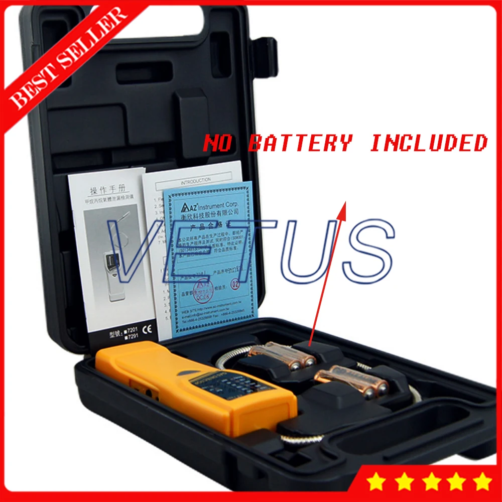 

AZ-7201 Handheld Propane Gas Leakage Tester Methane Leak Detector Combustible gas detector