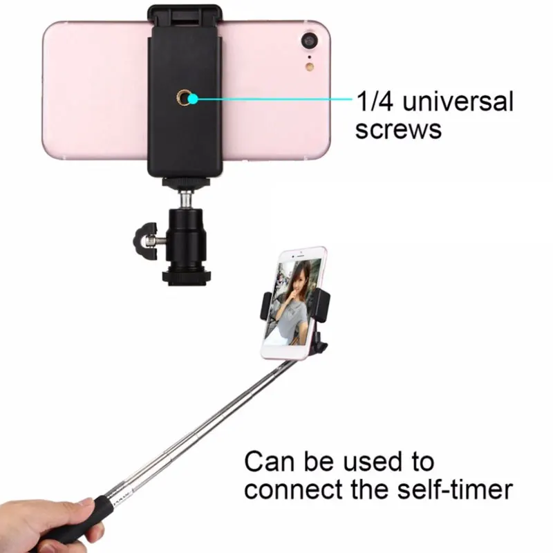 Штатив Трипод с шаровой головкой и зажимом для телефона|ball head tripod|360 degree rotationhead for