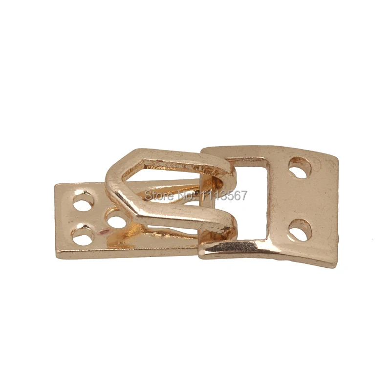 100 компл. Ремесло позолоченный крючок и глаза застежка талии расширитель пошив