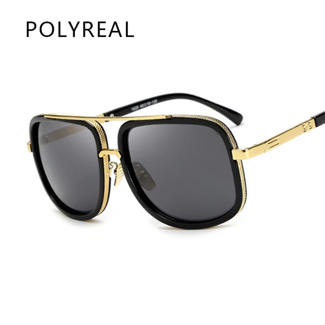 Pour Cool Lunettes Classique Homme Hommes Polyreal Soleil Célèbre Carré Designer Conduite Marque 2017 De Miroir cTJ3F1Kl