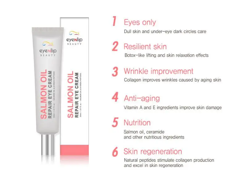 eyenlip salmon oil repair eye cream