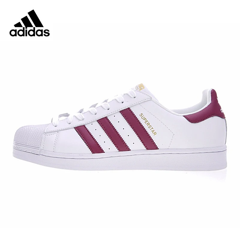 

Adidas SUPERSTAR Gold Label, Women's Skateboarding Shoes , Color Red, Non-Slip Lightweight Breathable BB2146 UK Size W