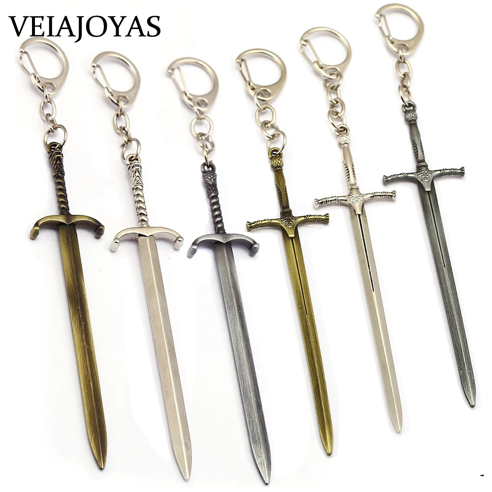 

Game of Thrones Keychains A Song of Ice and Fire Charms Key Ring Jon Snow Jaime Wolf Head Sword Alloy Key Chain Chaveiro Jewelry