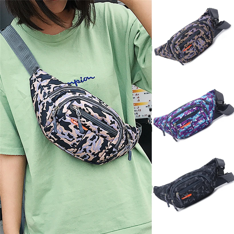 Поясная Сумка Aelicy Мужская камуфляжная водонепроницаемая вместительная для