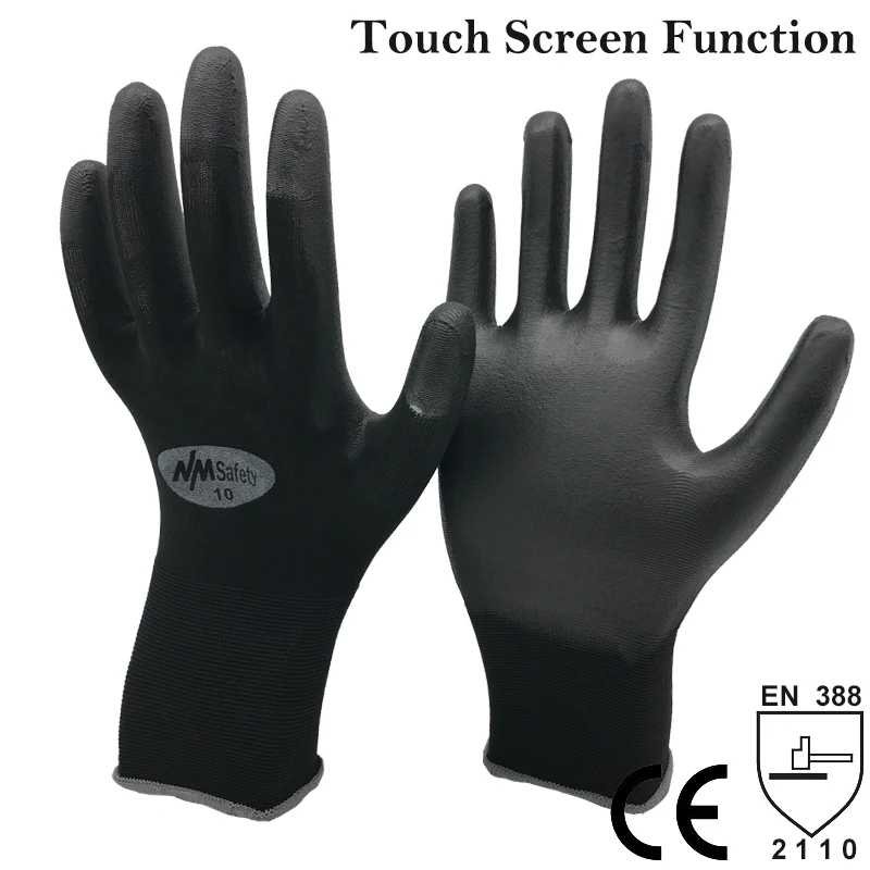 NMSafety 10Pairs New Touch Screen Light Thin Gloves Special Wear-resistant Breathable Sweat-proof Sunscreen Gloves