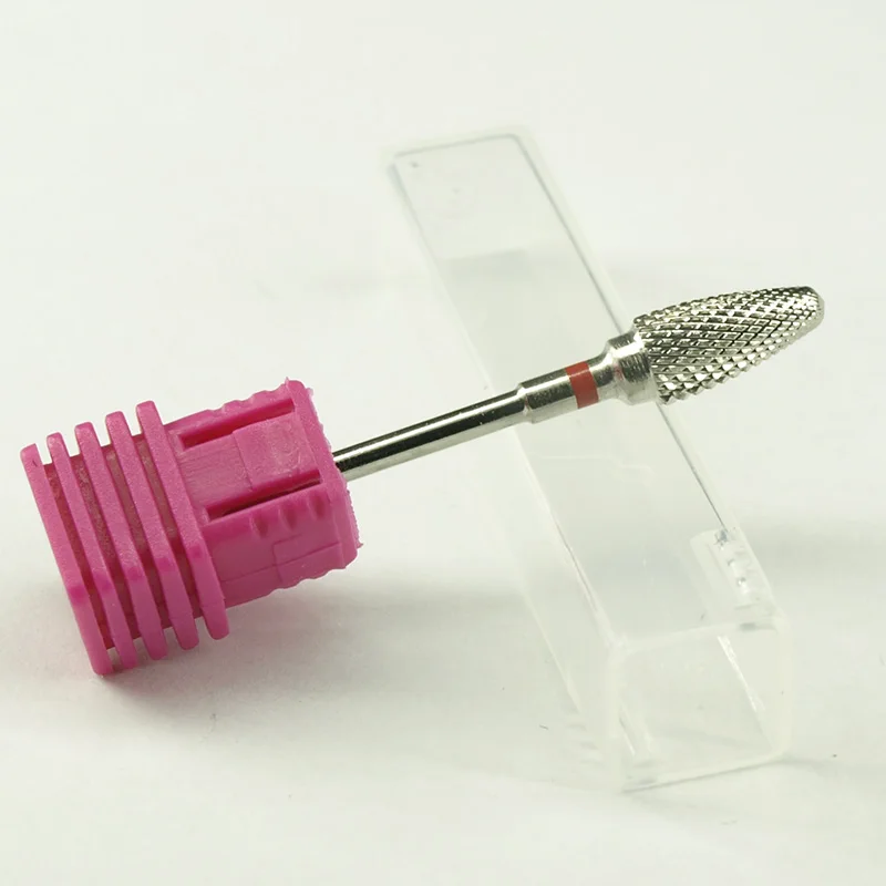 Pro.! 1 pcs Silver Fine shape carbide nail drill bit electric nail file