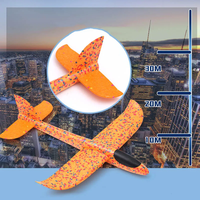 Children Toy Hand Throw Airplane Kid Outdoor Sport EPP Flying Glider Model Large Foam Aircraft Resistant Breakout Plane T0707 (8)