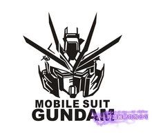 Anime Cartoon Car Sticker Mobile Suit GUNDAM Vinyl Wall Stickers Decal Decor Home Decoration car sticker japanese cartoon fans seed gundam raiser vinyl wall stickers decal decor home decoration