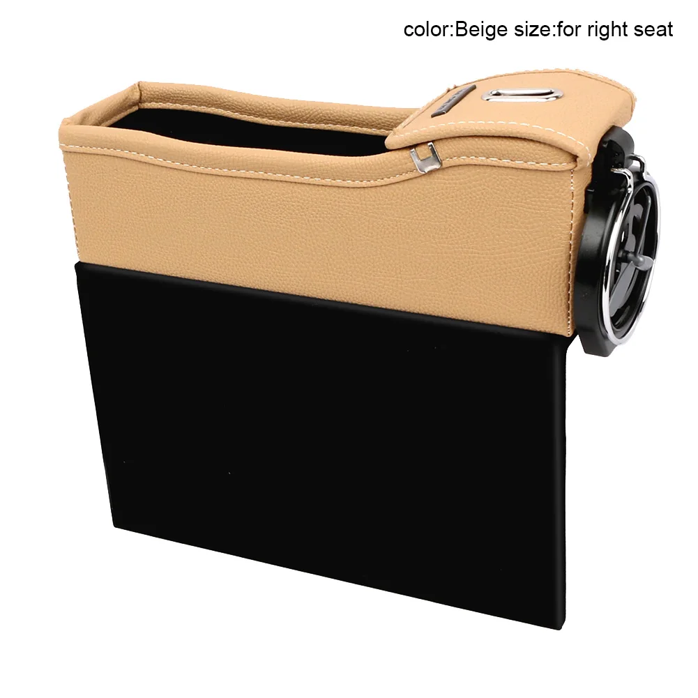 Автомобильная карманная многофункциональная Коробка органайзер Герметичная сумка для хранения с держателем для напитков NR - Название цвета: 1