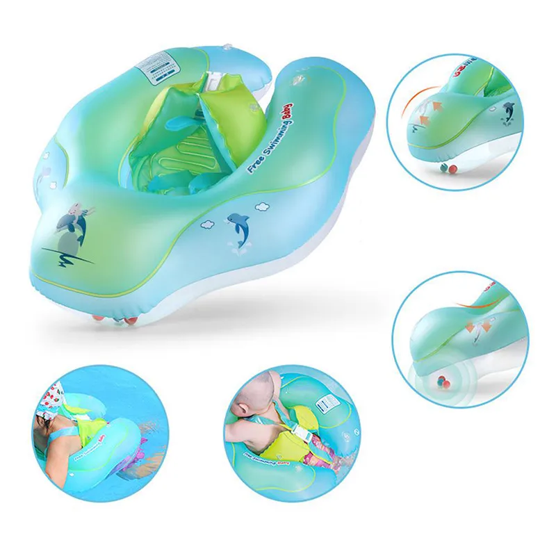 Детский Надувной Плавательный круг для новорожденных, круг для купания, экологичный стильный круг, плавательный бассейн, лето для малышей