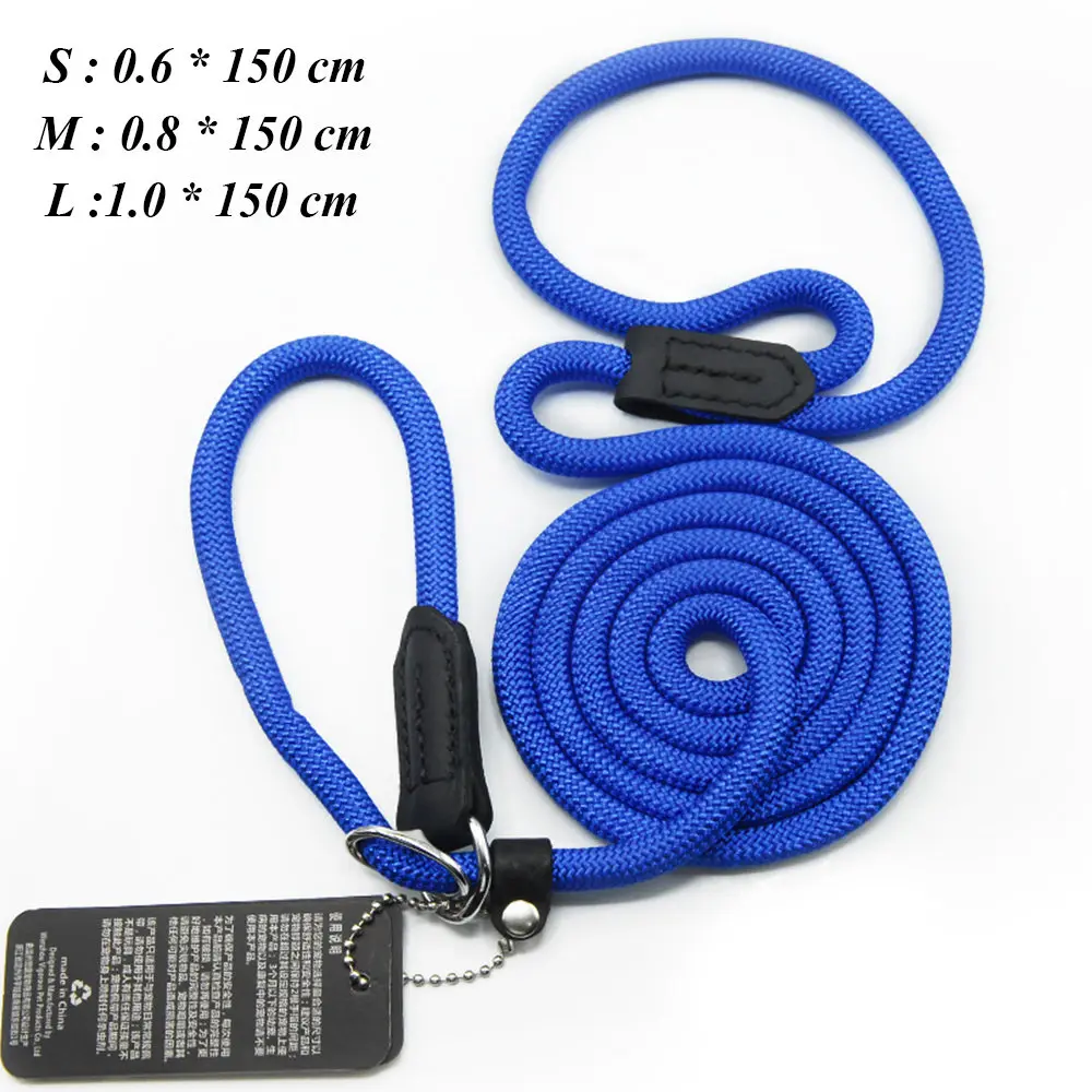 Dog Leashes For Small Dogs Collar Nylon Puppy Leash Collar Dog Leash For Large Dogs Basic Leashes Solid Rope (6)