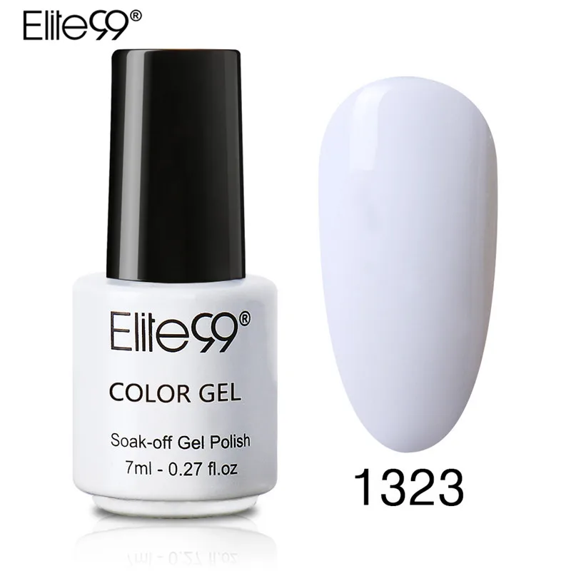 Elite99 7 мл УФ светодиодный Гель-лак для ногтей замачиваемый Гель-лак для ногтей телесный белый лак для ногтей Полупостоянный лак Бутылка Any1