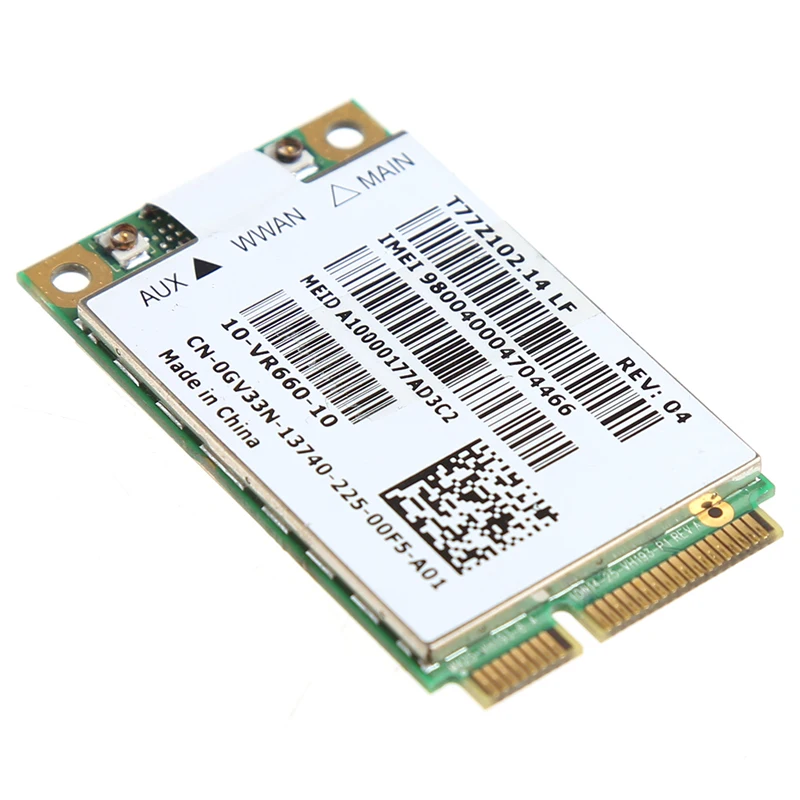 

Gobi2000 Mobile Broadband Wireless 3G WWAN Network Card For Dell 5620 0GV33N