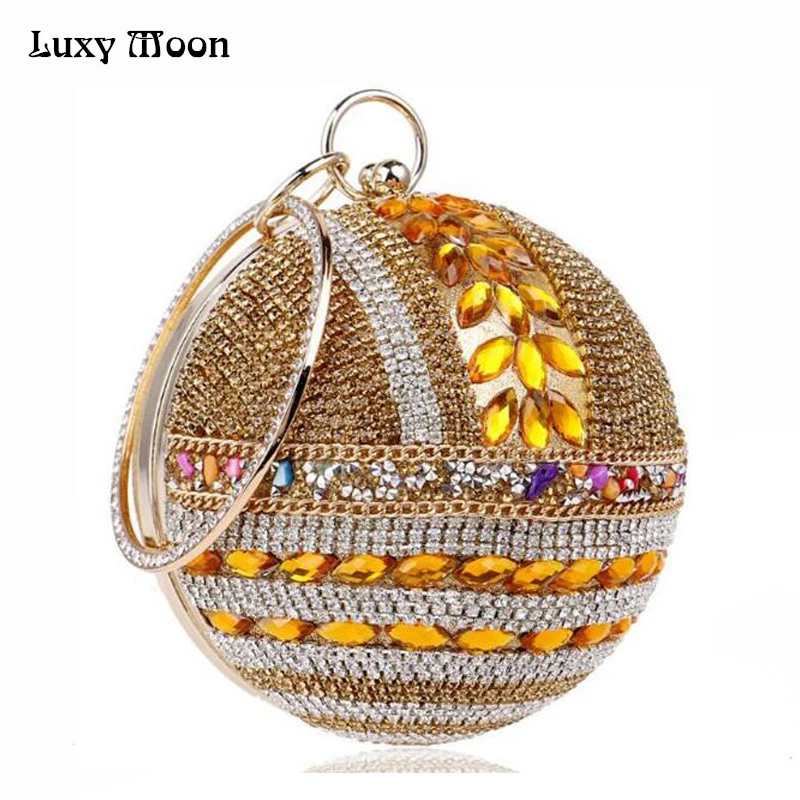 gold ball purse