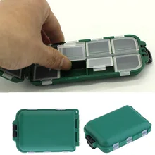 Рыболовные снасти Коробки рыболовные принадлежности чехол рыбы приманки, Крючки снасти инструмент для хранения Вертлюги приманки Крючки