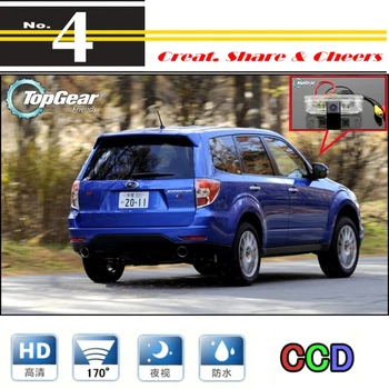 

For Subaru Forester SG SH Car Camera High Quality Rear View Back Up Waterproof Camera PAL / NTSC For TopGear Tuning | CCD + RCA