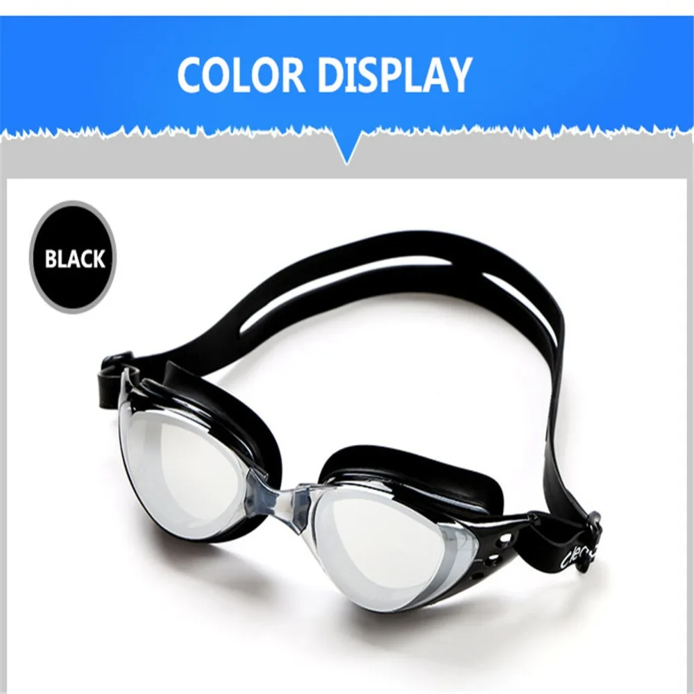 Силиконовые противозапотевающие водные диоптрии для плавания, очки, маска для взрослых по рецепту, оптические очки для плавания для близорукости