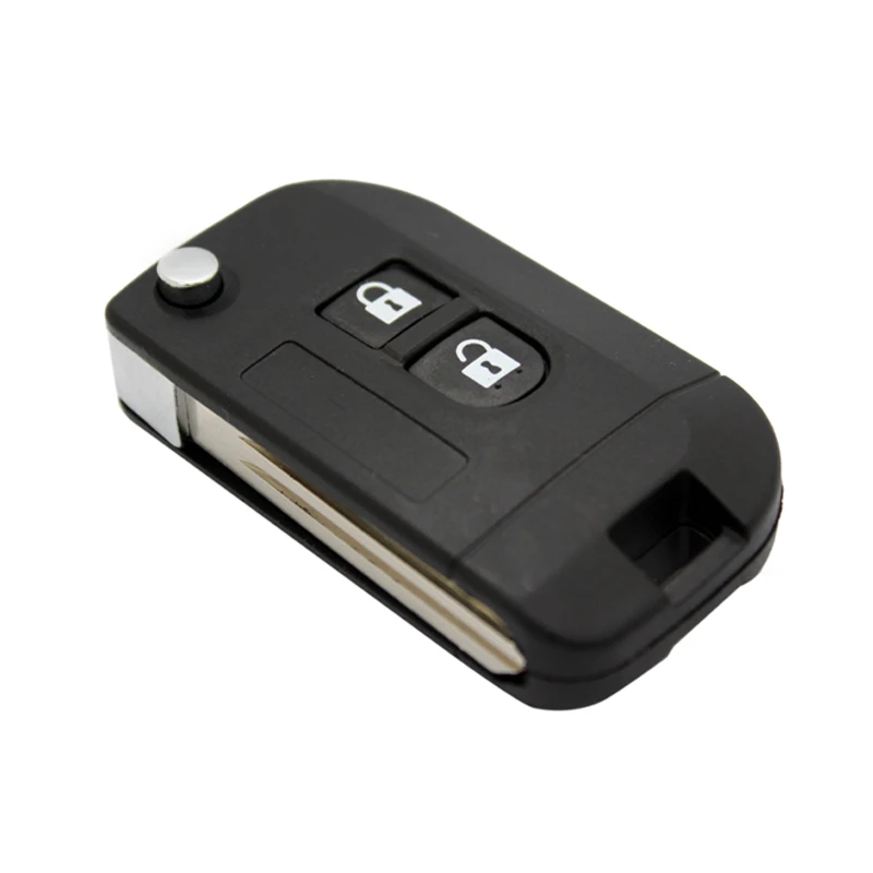 HAUSNN 2 Buttons Flip Folding Remote Key Shell Car Case ...