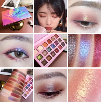 

Brand Makeup 18 Color Rose Gold Desert Eyeshadow Pallete Shimmer Glitter Matte Eyeshadow Palette Pigment Makeup Palette Cosmetic