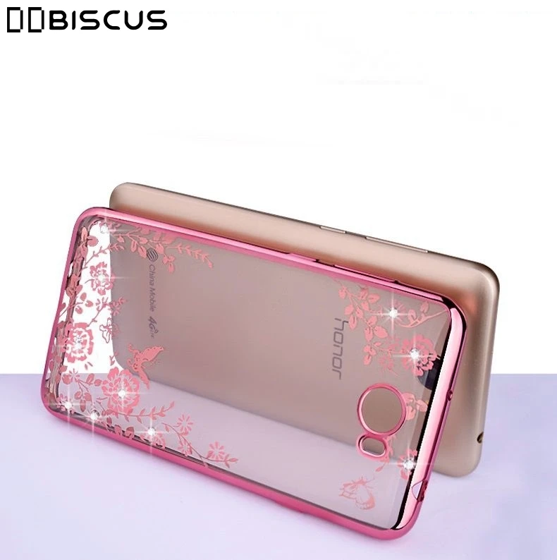 

Flower Glitter Silicone Soft TPU Case For Huawei Y5II Y5 II 2 / Y6ii Compact Mini CUN-U29 CUN-L21 CUN-L01 Cover Honor 5A LYO-L21
