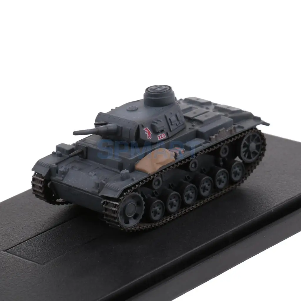 1/72 Battlefield PzKpfw III AUSF. G Sd. Kfz III-141 Танк немецкая армия литая машинка модельные игрушки, коллекционные