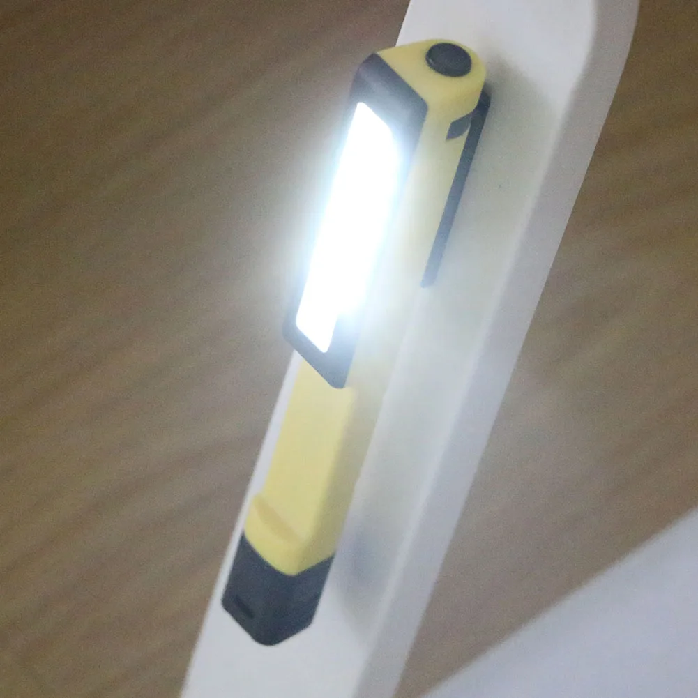 

6 COB LED Mini Pen Shape Inspection Working Light with Rotating Magnetic Clip-On Pocket Flashlight Torch Lantern for Camping