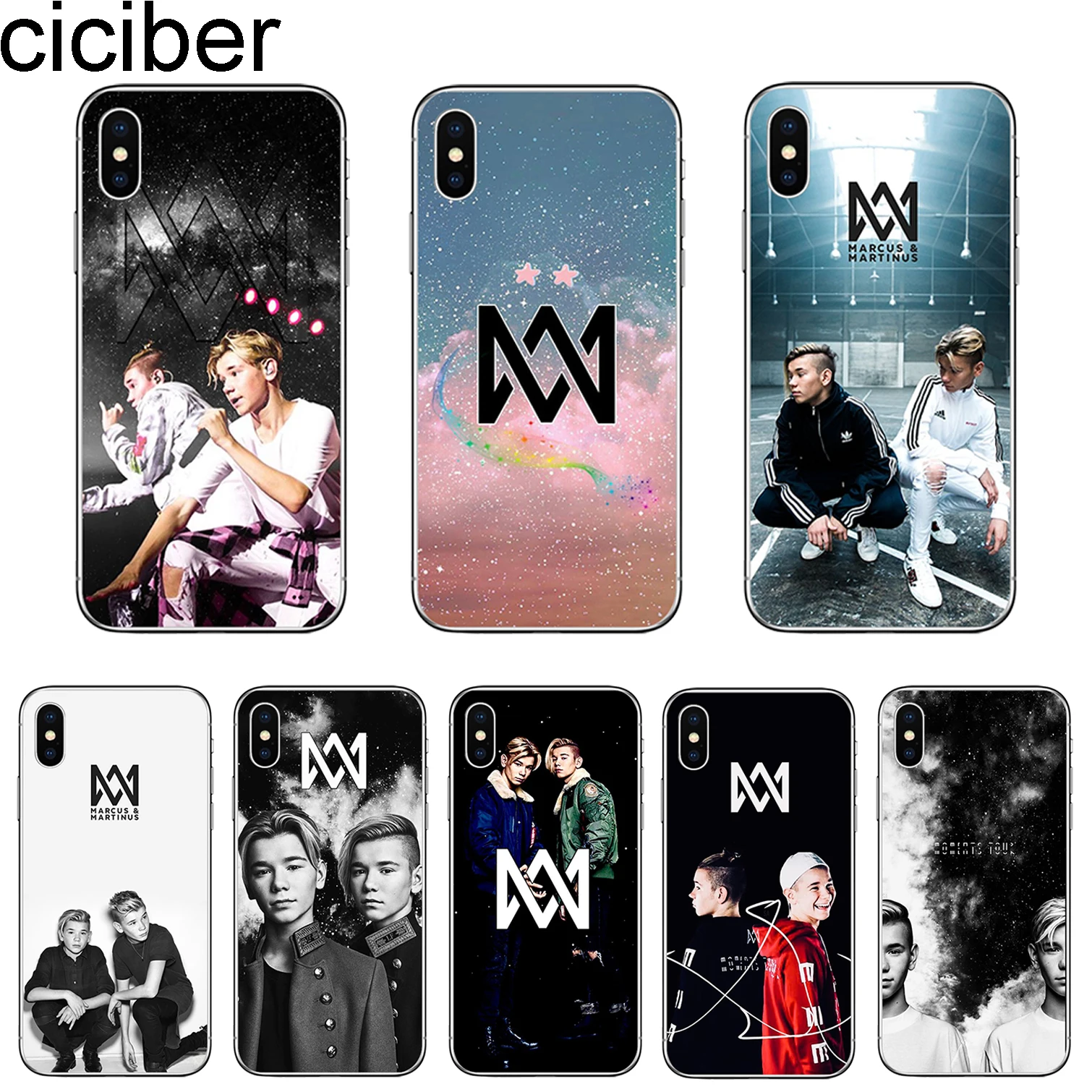 Ciciber для iPhone 11 Pro Max Marcus &amp Martinus чехол телефона 7 Чехол 8 6S Plus X XR XS 5S SE мягкий из ТПУ |