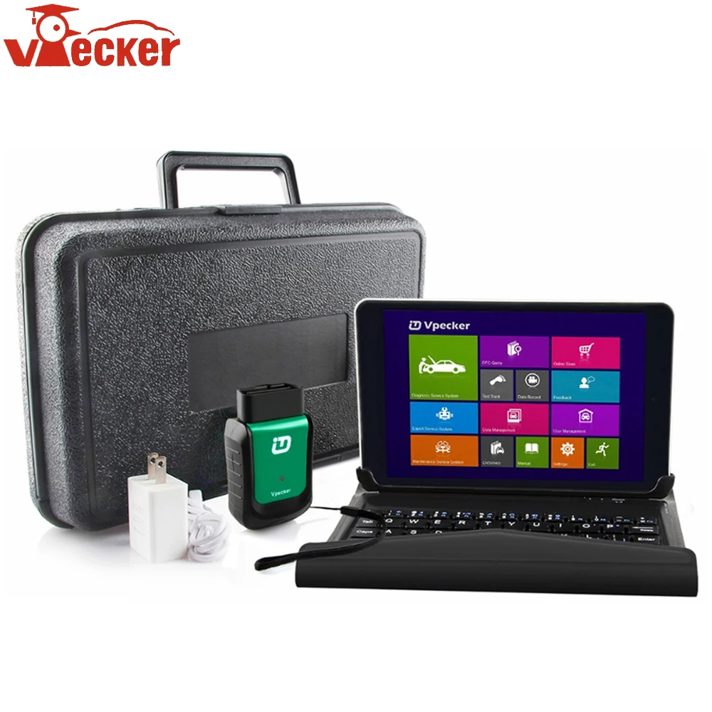 

Newest V11.2 Vpecker Full Systems Car Diagnostic Tool OBD2 Automotive Scanner Easydiag ODB2 Wifi 8 inch Win10 Vpecker Tablet