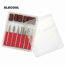 6 шт. электрический дизайн ногтей сверла набор замена шлифовальные головки Совет интимные аксессуары Маникюр станок