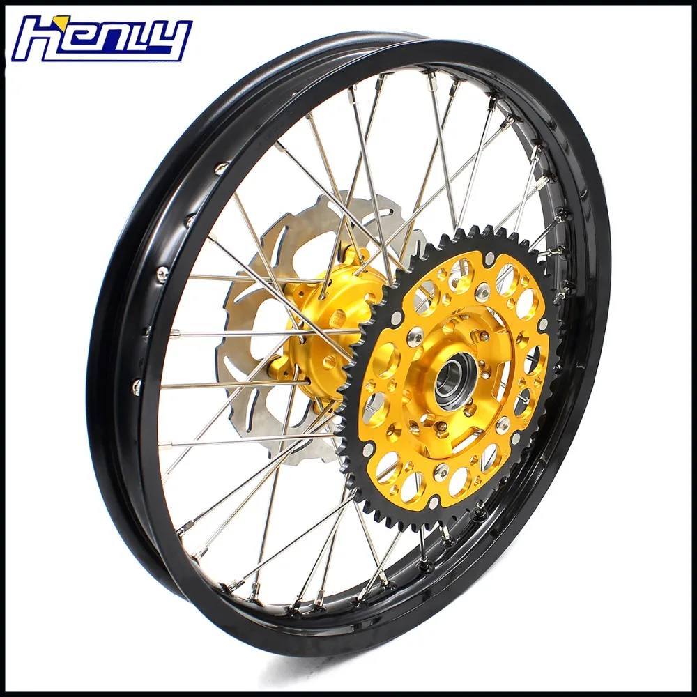 21/18 обода мотоцикла полный эндуро колеса Набор для SUZUKI RM125 2001-2007 RM250 2001-2008 Передняя 250 мм Задняя 240 мм ободки дисков