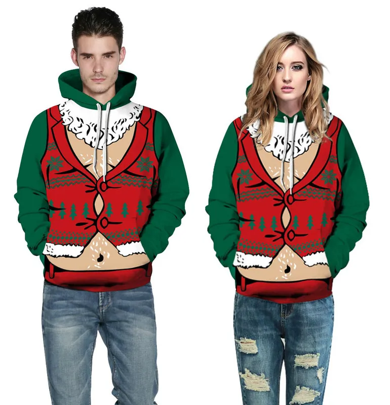 

RUNNING CHICK 2019 Xmas digital printing baseball service women large-size couple clothing wholesale