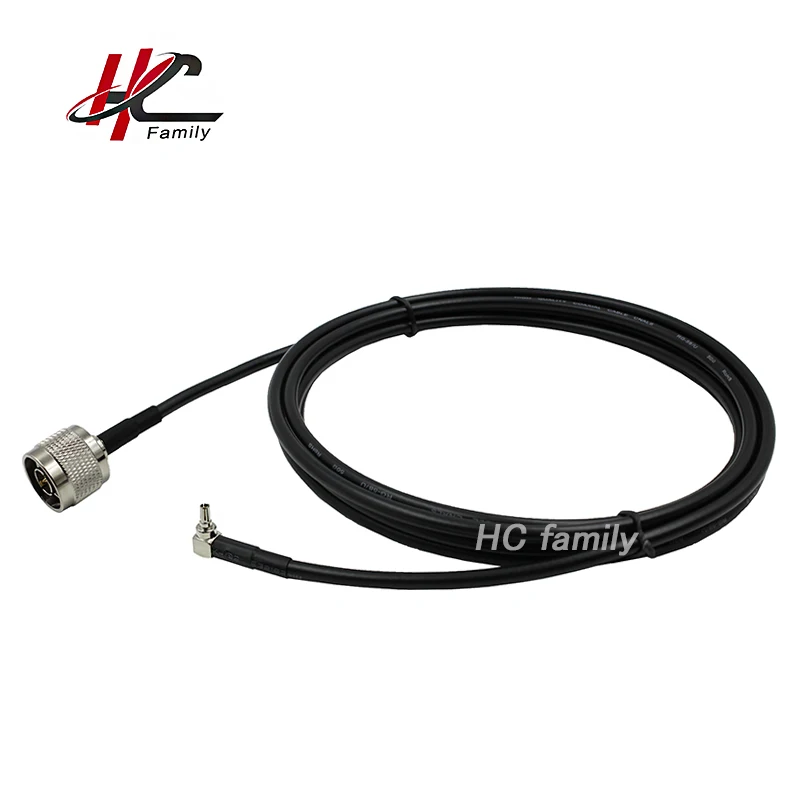 Коаксиальный кабель RG58 5 м 197 дюйма разъем папа CRC9 TS9 коннектор под прямым углом
