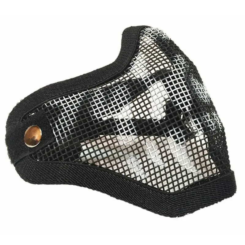 2019 Tactical Ghost Mesh Airsoft Mask Paintball Half Face Protection Strike K5 |