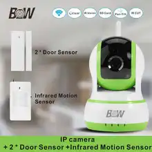 BW Surveillance WiFi IP font b Camera b font Wireless Network 2 font b Door b