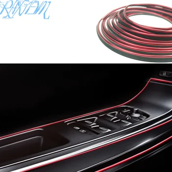 

5m Car Interior Mouldings Trim Decorative Strip Line for Geely Vision SC7 MK CK Cross Gleagle SC7 Englon SC3 SC5 SC6 SC7 Panda