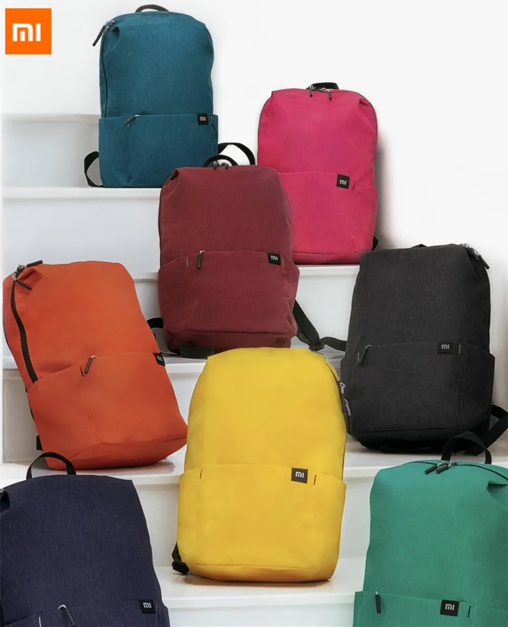 

Hot 8 Colors Original Xiaomi Backpack Urban Leisure Sports Waterproof Chest Pack Bags Small Size 10L Bag for Women Men travel