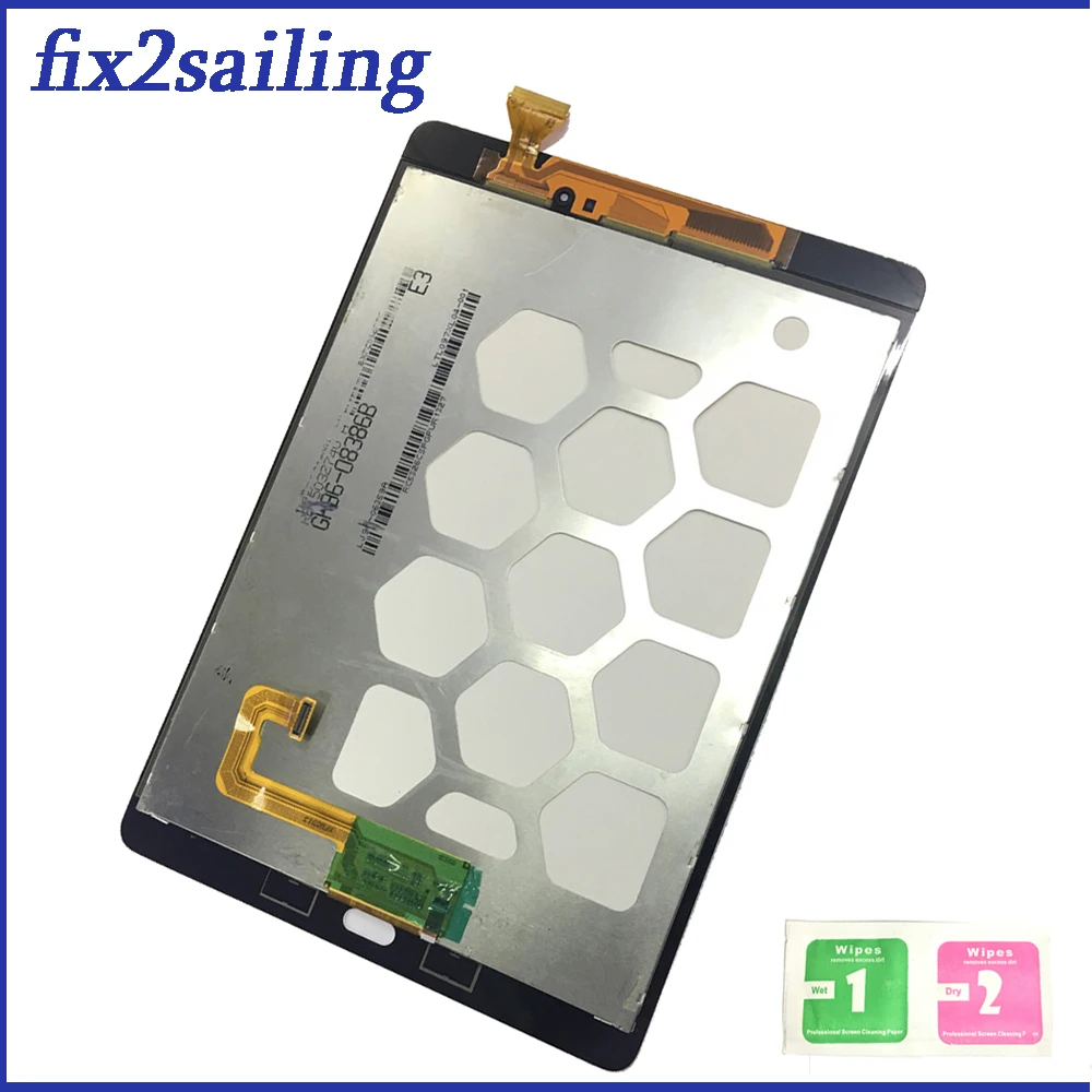 

New 100% LCD 9.7 SM-T550 T550 T551 T555 Display Touch Screen Digitizer Sensors Assembly Panel Replacement For Samsung Galaxy