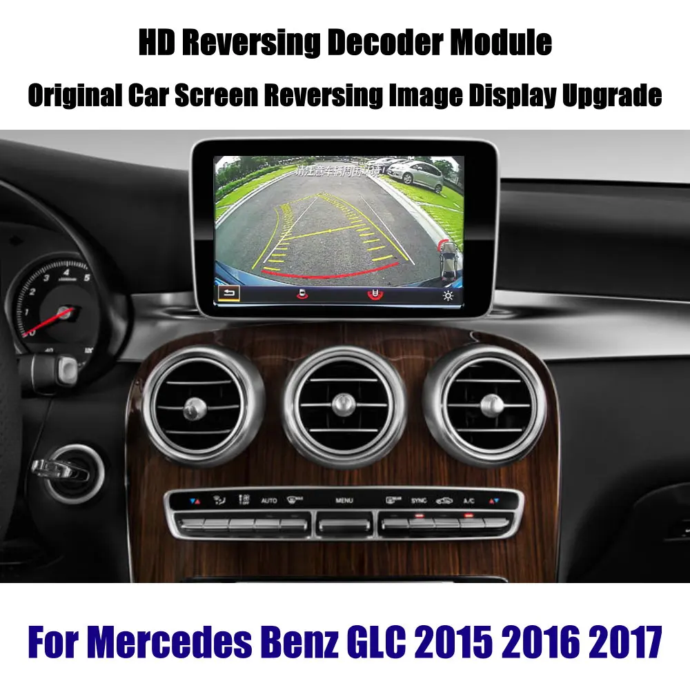 Liandlee Reverse Decoder Box Rear Parking Camera Image For Mercedes Benz GLC 2015 2016 2017 Car Screen Upgrade Display Update