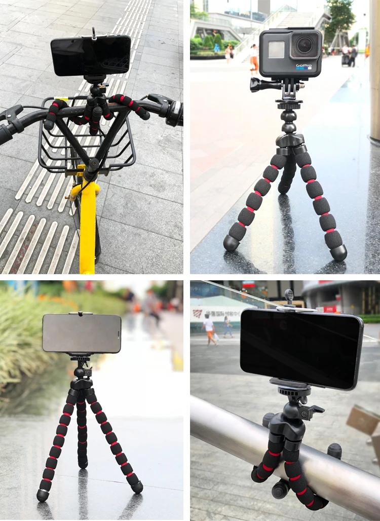 Octopus Tripods Stand Spider Flexible Mobile Mini Tripod Gorillapod For iPhone GoPro Canon Nikon So