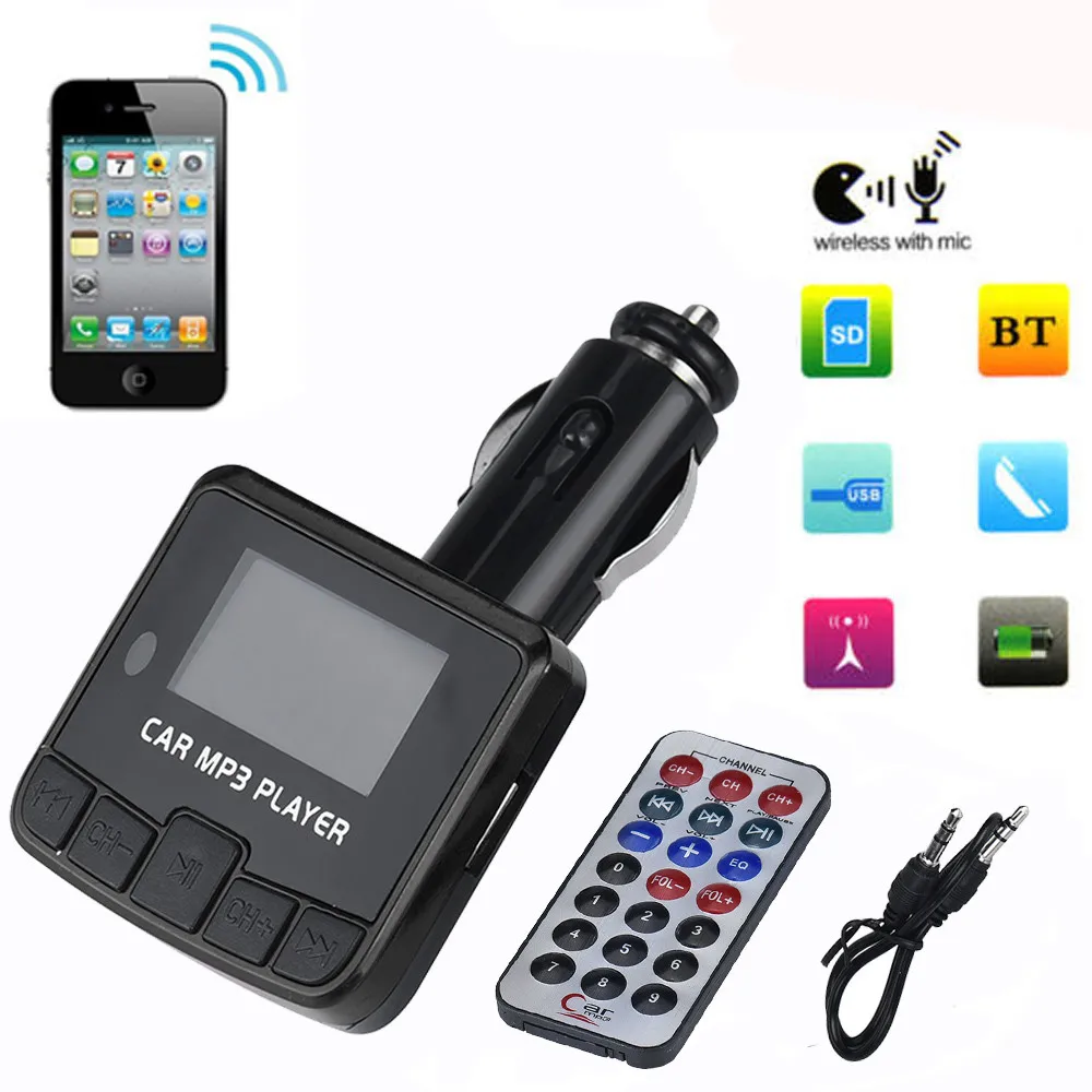 

2019 NEW Car Kit MP3 Player FM Transmitter Wireless Radio Adapter USB Charger For volvo